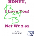 Custom Printed 2oz Baby Bear Labels